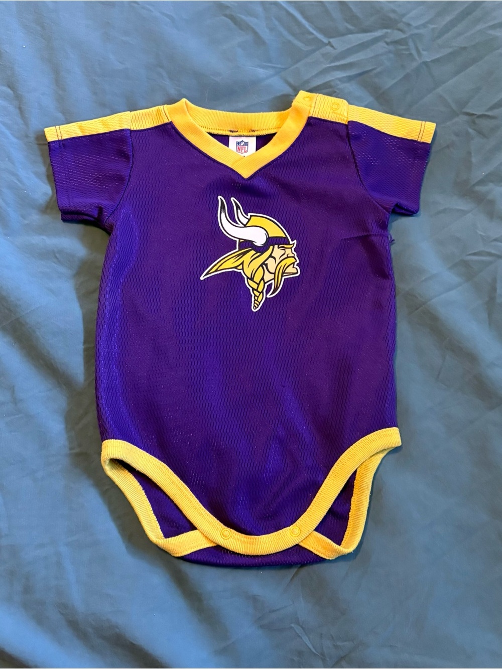 NFL Purple and Yellow Minnesota Vikings Infant Bodysuit